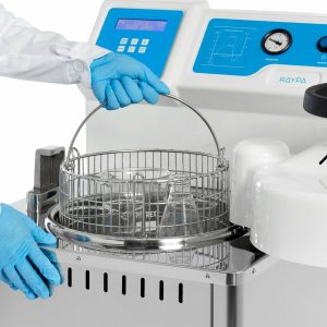 Esterilización mediante la autoclave vertical con secado AE-DRY de RAYPA