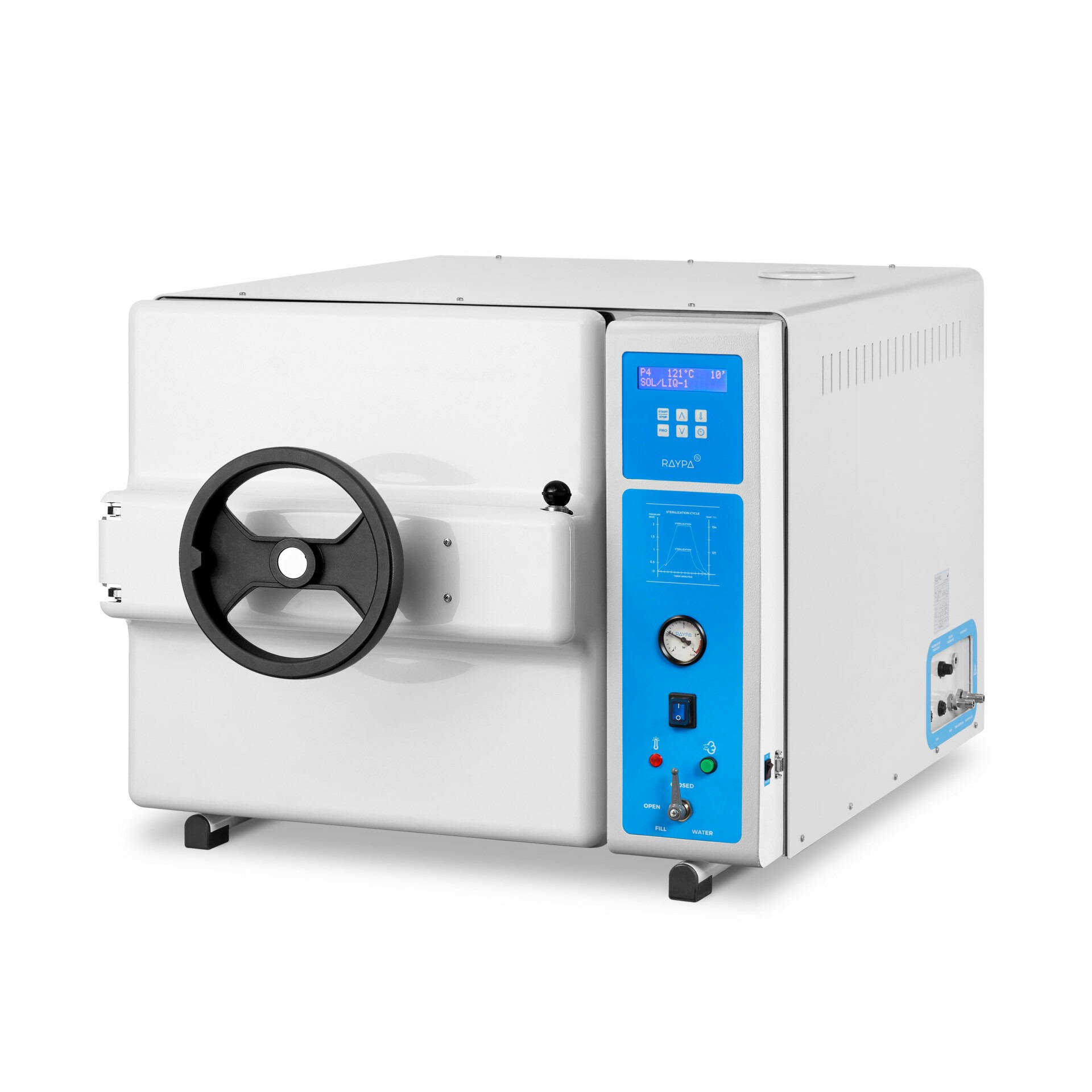 Autoclave de bancada de carregamento frontal sem secagem AHS-N 1