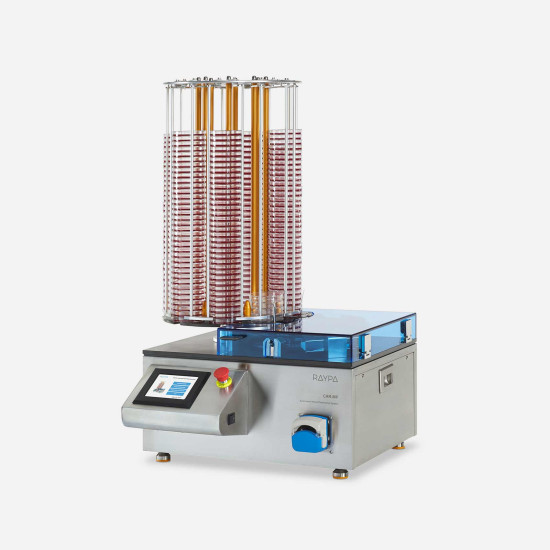 Sistema automático de dispensação de meios de cultura