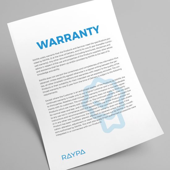 Warranty extension for RAYPA autoclave