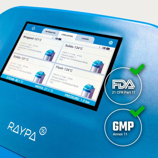 Adattamento FDA del controller per autoclave RAYPA