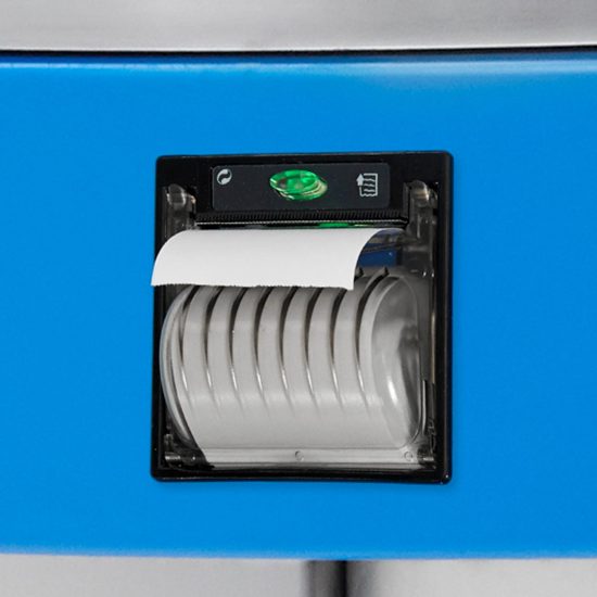 Integrated ticket printer for autoclave TLV RAYPA