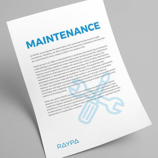 RAYPA autoclave maintenance contract