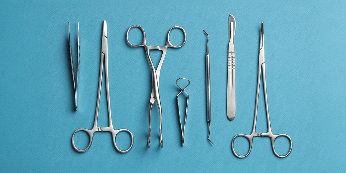 Medical sterilization of metal instruments