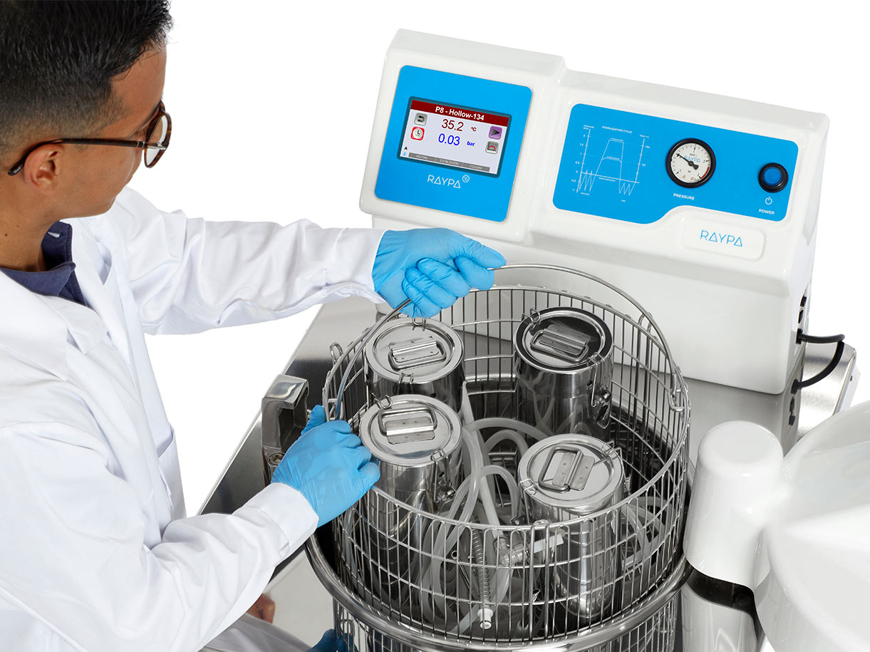 Autoclaves de capacité moyenne de qualité certifiée RAYPA