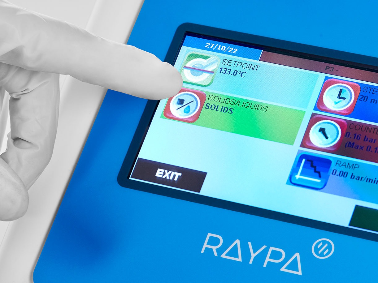 RAYPA autoclaves para control de calidad 2