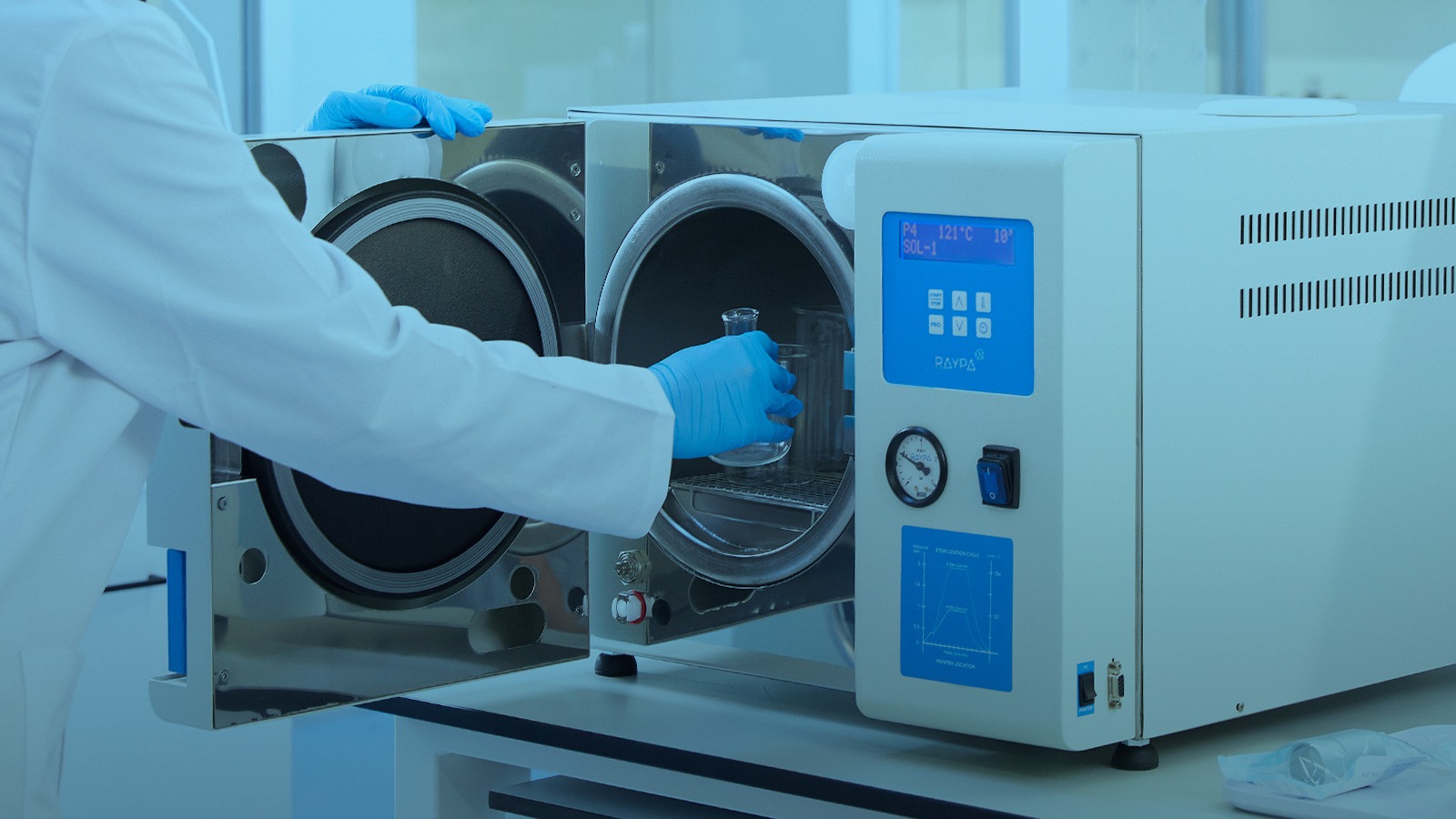 Autoclaves pour laboratoires, RAYPA