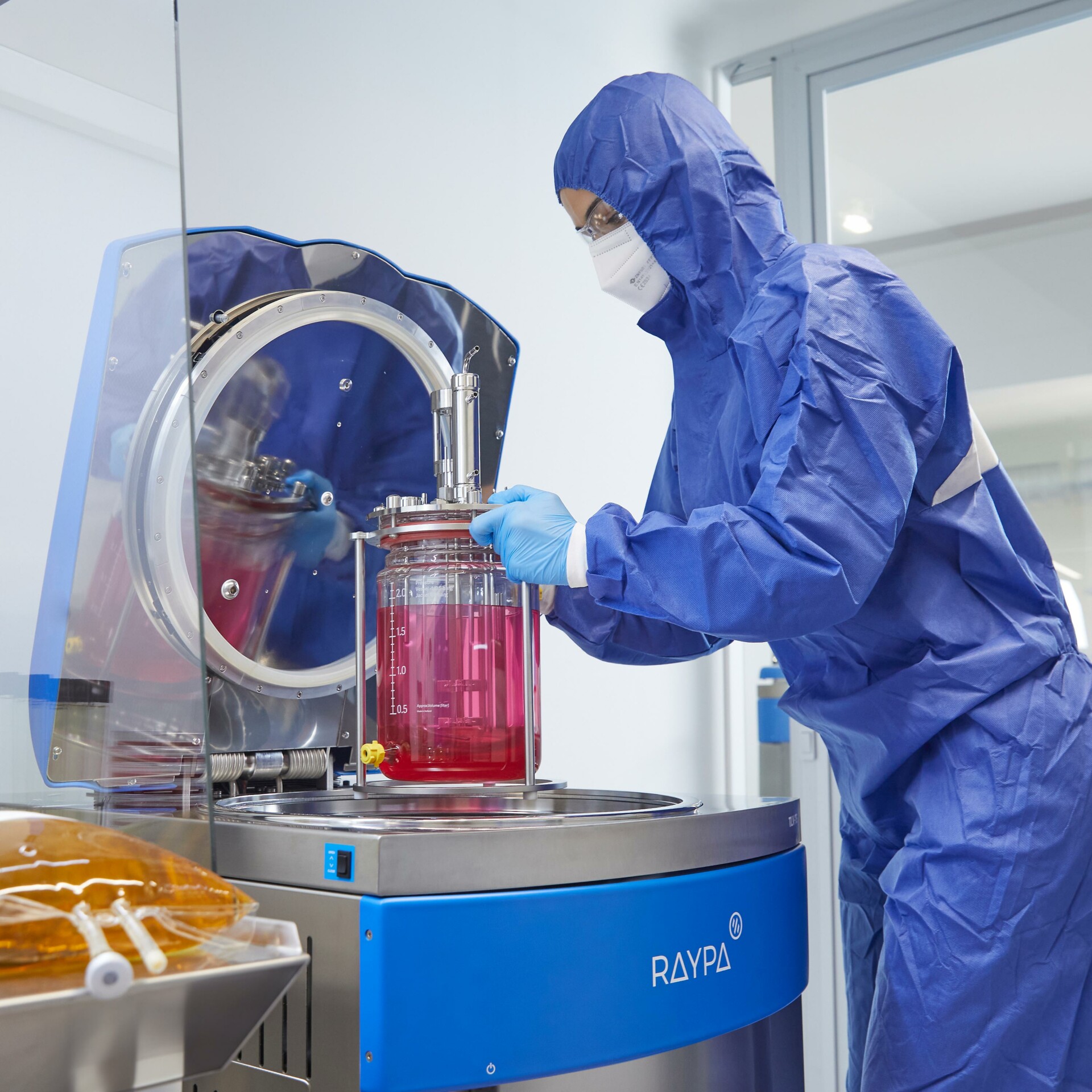 Esterilização de biorreator em autoclave TLV-FA