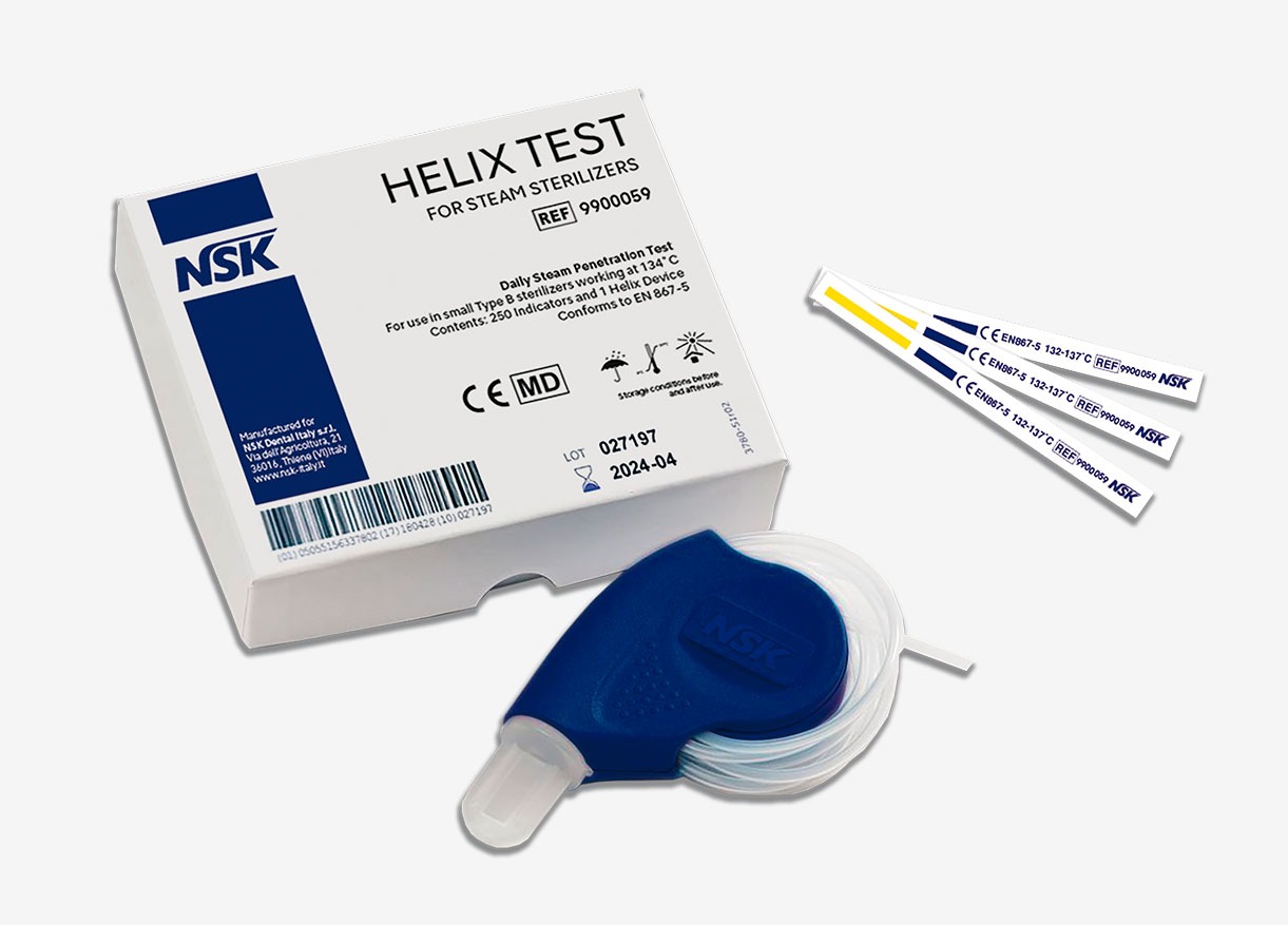 Helix test for sterilization