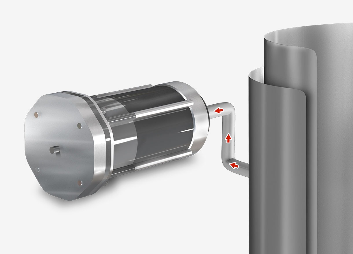 Sistema de vácuo em autoclave