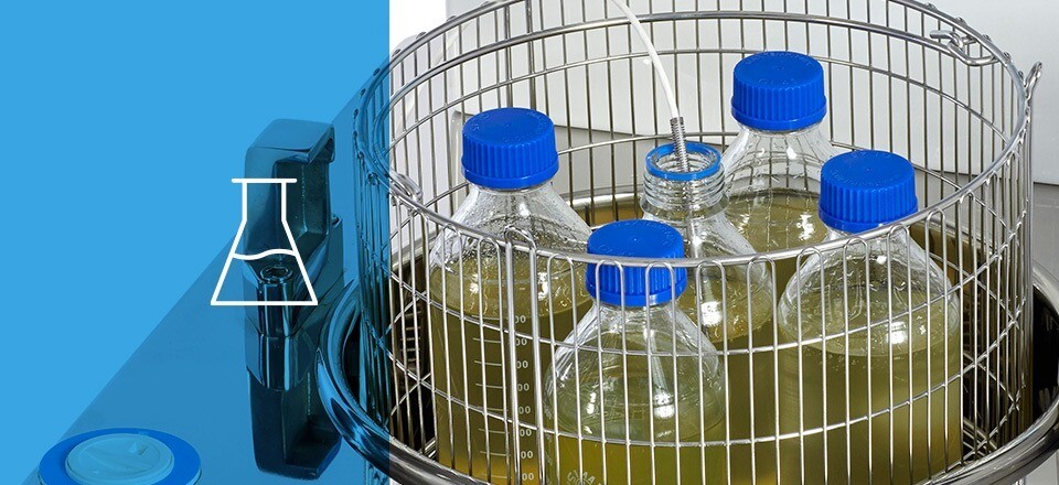 O ciclo de líquidos em autoclave