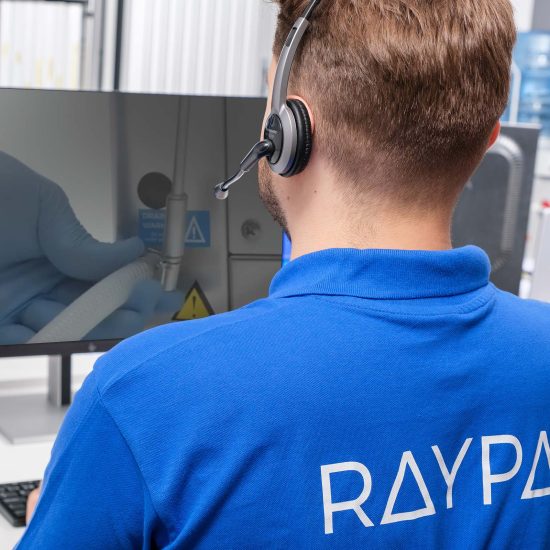 Remote commisioning of the RAYPA autoclave